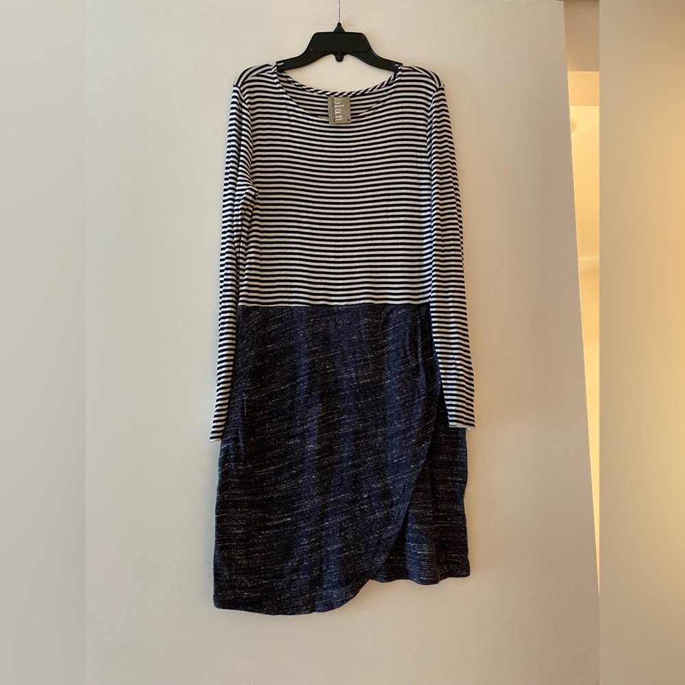Anthropologie Mixed Fabric Dress